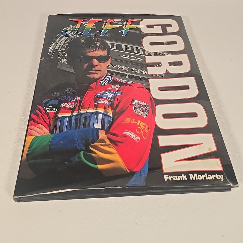 Vtg 1999 Jeff‎ Gordon Book The Inside Track by Frank Moriarty Hardcover Dupont